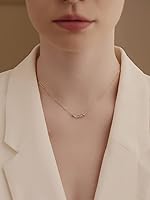 Vista 24 de Dainty Cute Black spinel Choker Necklace for women 925 Sterling Silver Handmade Necklace Jewelry Gift for Women Teen Girls