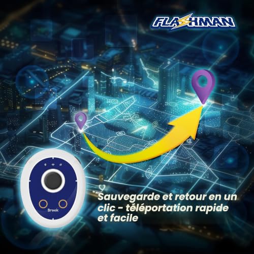 Brook Flashman Joystick GPS virtuel pour iPhone (iOS 17 +), contrôleur de localisation Bluetooth avec téléport, itinérance intelligente, croisière, partage de coordonnées, pas de jailbreak – vue 5