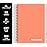Fitness Logbook (Peach) - A5 Undated Workout Journal For Men & Women - Plastic Cover & Thick Paper - Planner Log Book To Track Weight Loss, Muscle Gain, Gym Exercise, Bodybuilding Progress