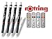 Produktbild rOtring Tikky 3er Set mit Colourcode 0,35/0,5/0,7/1,0 mm (inkl. 4 Dosen Ersatzminen HB)