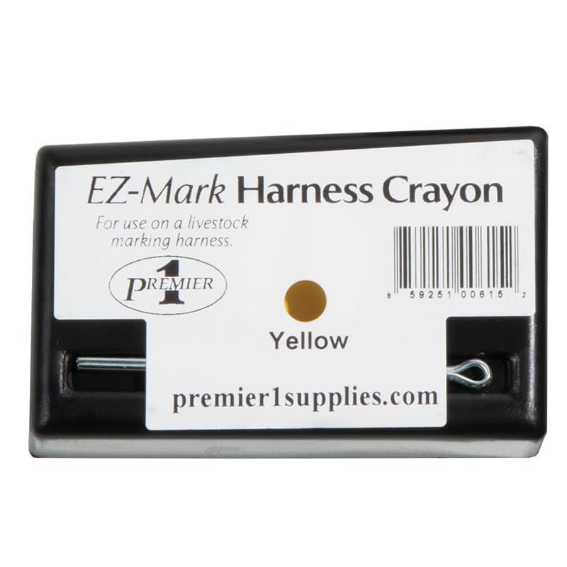 Miniatura 2 de Premier EZ-Mark - Crayones para arnés de marcado de ovejas y cabras (amarillo crayón)