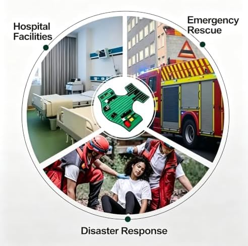 KED Folding Tactical Extrication Device, Fracture Splint Kit, Cervical Fixation Plate, with Carrying Bag, Firefighter Extrication Jacket for Immobilizing