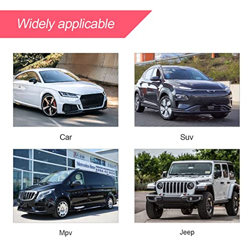 Anti Slip Car Door Entry Guard, Diy Adhesive Door Sill Protector, Nano Tape Films Peva Cover, Rear Trunk Edge Guard Protection, Car Accessories (Black, 2"X196") #TOP5