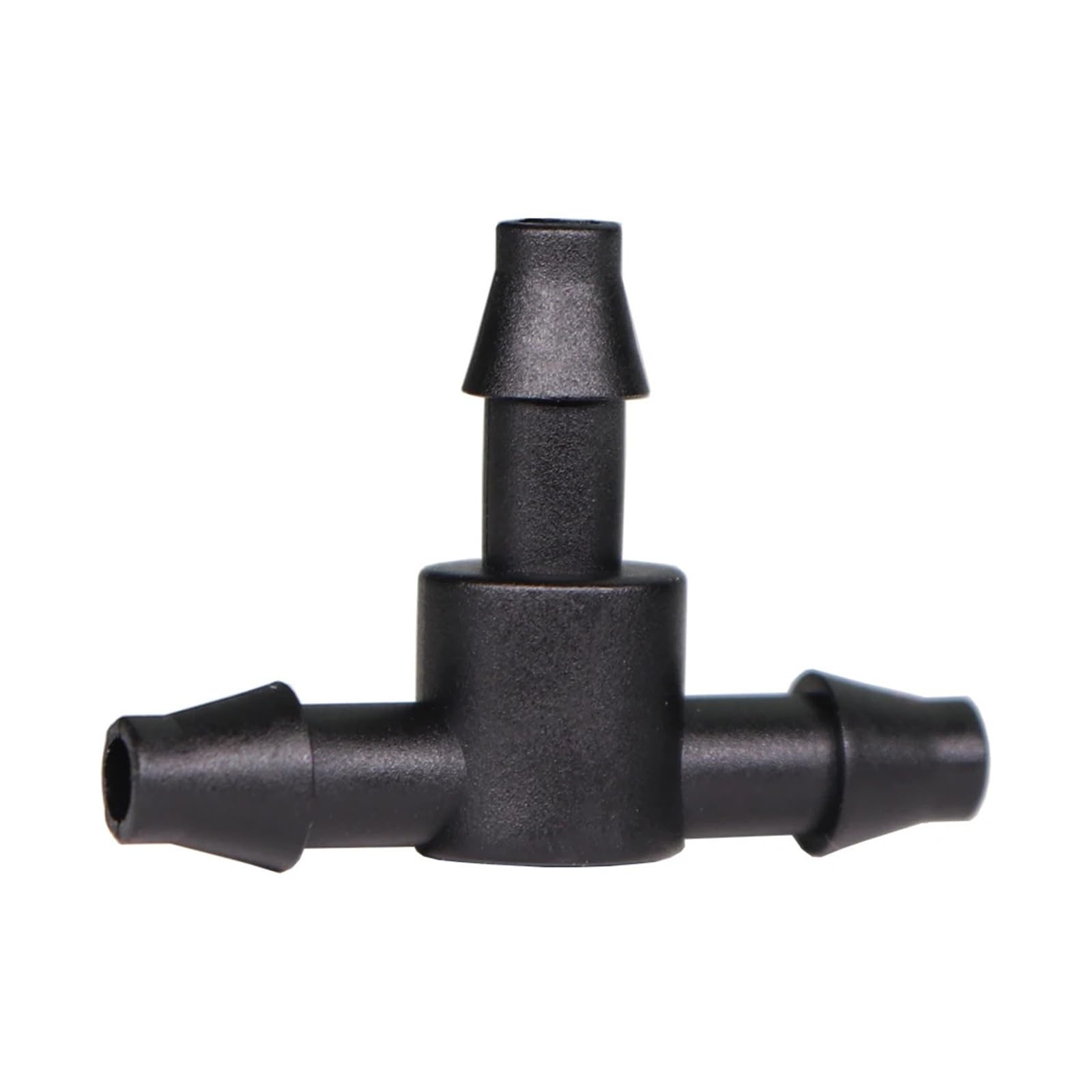 Conector de riego por goteo de tres vías, conector de espiga for manguera adecuado for sistema de riego por aspersión, tuberías de 4mm/7mm(200 PCS)