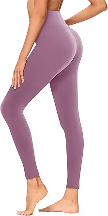 GAYHAY High Waisted Leggings for Women - Soft Opaque Slim Tummy Control Printed Pants for Running Cycling Yoga