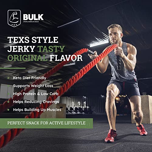 Bulk Beef Jerky, Texas Style Beef Jerky | Ready To Eat – High In Protein, Made With 100% Beef – Gluten Free, Keto Friendly Beef Jerky Snacks, Msg Free (Original, 1 Pound (Pack Of 1)) #TOP5