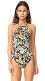 Nanette Lepore Women's Amor Atitlan Seductress Strappy One Piece Swimsuit, Multi, M