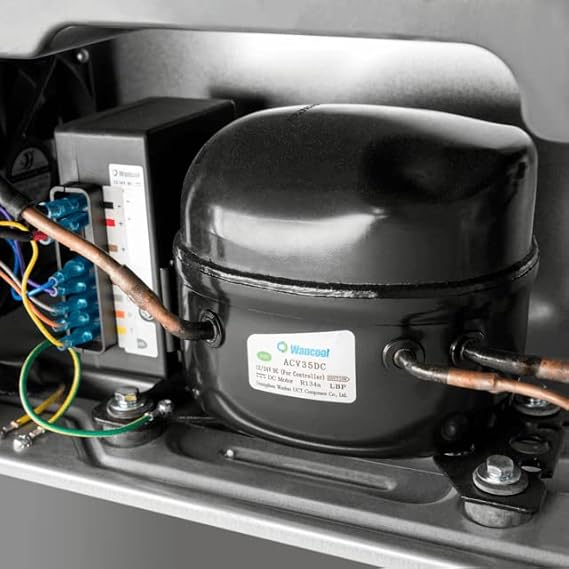 Dometic DMC4101 10 Cu. Ft, 12V DC Right Hinge Compressor Refrigerator