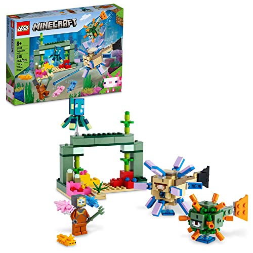LEGO Minecraft The Guardian Battle 21180 Building Kit;