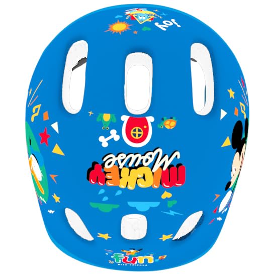 Klein-Kind Fahrradhelm Mickey, XS: 44-48cm, ca. 1-2.5 Jahre, Mickey Maus