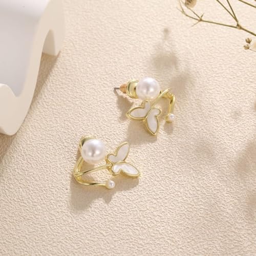 ANNACREATIONS Korean Fashionable Gold Plated Dangle Earrings For Women & Girls Pack of 1 Pair - Image 6