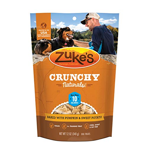 Zuke's Crunchy Naturals Training Dog Treats Baked With Pumpkin and Sweet Potato - 12 oz. Bag, white (30014)