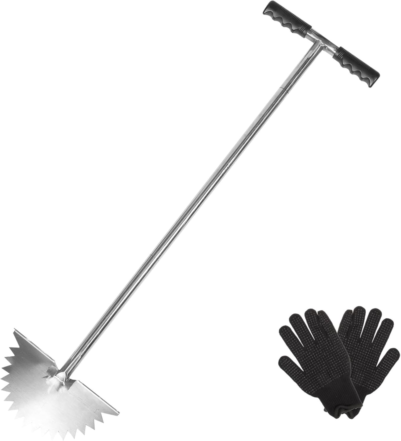 Manual Grass Edger Tool Lawn Edger for Sidewalks and Garden Beds Efficient Half-Moon Design Easy to Use Grass Trimmer for Landscaping