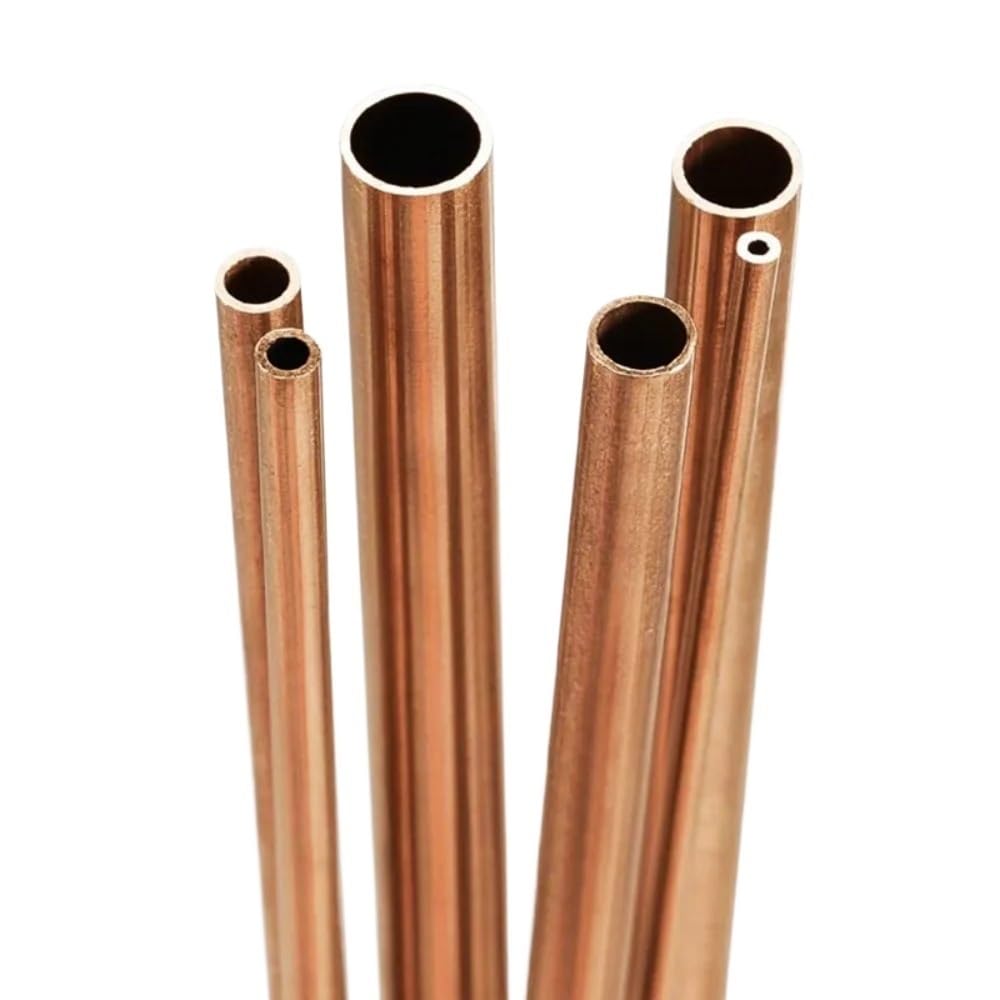 Tubo di rame tondo dritto cavo da 1 pezz0, tubo metallico con spessore della parete di 1 mm for unità di condizionamento deII'aria(500 * 16 * 14MM)