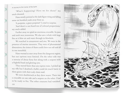 Image of Journey To The Center of The Earth: Illustrated Abridged Children Classics English Novel With Review Questions (Hardback)