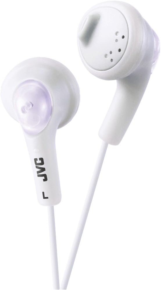 JVC HAF160W JVC HAF160W Gumy Ear Bud Headphone White