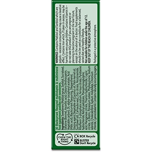 Bassetts Vitamins Man Multivitamins & Multiminerals Blackcurrant Flavour 30 Gummy Pastilles - Image 6