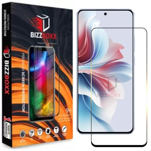 Image of Premium Screen Protector | Compatible With Oppo F25 Pro 5G | Tempered Glass Guard | Anti Static | Full Screen Coverage-Edge to Edge | 9H Hardness | With Easy Installation Kit (Pack of 1)