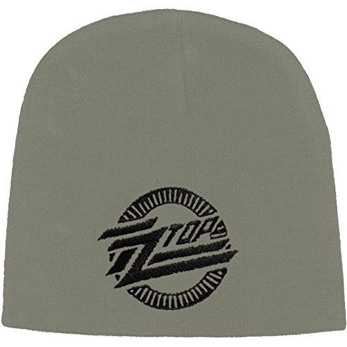 Preisvergleich Produktbild Rock Off ZZ Top Band Logo Nue offiziell Grau Mütze Beanie One Size