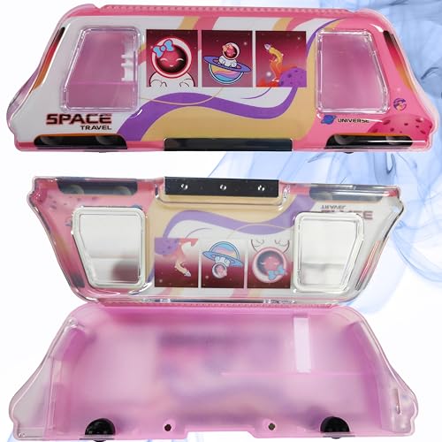 Image of ZAFCO Magnetic Pencil Box with Sharpner Large Capacity Space Theme for Kids Boys Girls School Going Children Stationaries Organizer Birthday Return Gift School Supplies (Pack of 1)