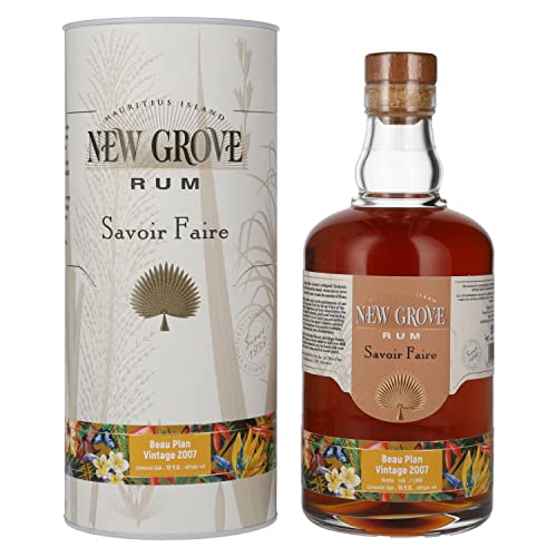 New Grove SAVOIR FAIRE Beau Plan Vintage 13 Years Old 2007 45% Vol. 0,7l in Geschenkbox Cover