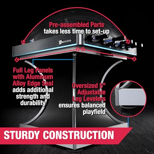 md sports dome hockey table with electronic scorer bubble hockey
