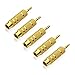 Cable Matters 5-Pack Gold Plated 3.5mm to 6.3 mm (1/4 Inch) Male to Female Stereo Adapter