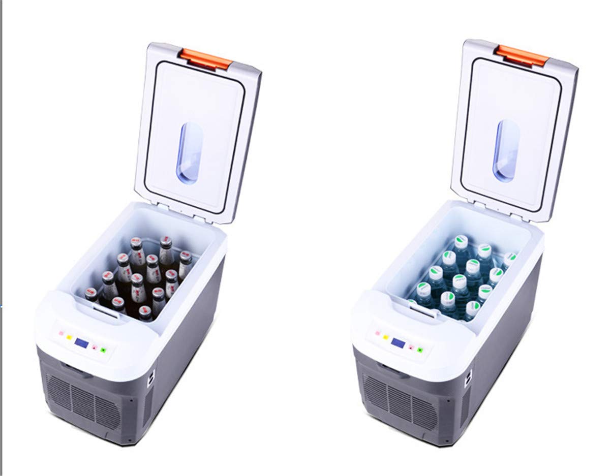 Podwójny system chłodzenia 22 l, gospodarstwo domowe 220 V, lodówka samochodowa, mini lodówka, napięcie samochodowe 12 V, 390 x 280 x 540 mm,