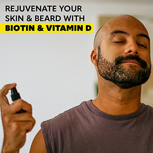 Beard Club Beard Growth Vitamin Spray - Natural Formula For Fuller, Thicker Facial Hair, Easy-To-Use, Nourishing & Soothing, Ideal For All Beard Types & Skin - Boost Your Beard #TOP3