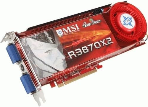 MSI RX3870X2-T2D1G OC ATI Radeon HD3870X2 1GB 2DVI HDMI HDCP S-Video CROSS-FIRE OC PCI-Express Video Card