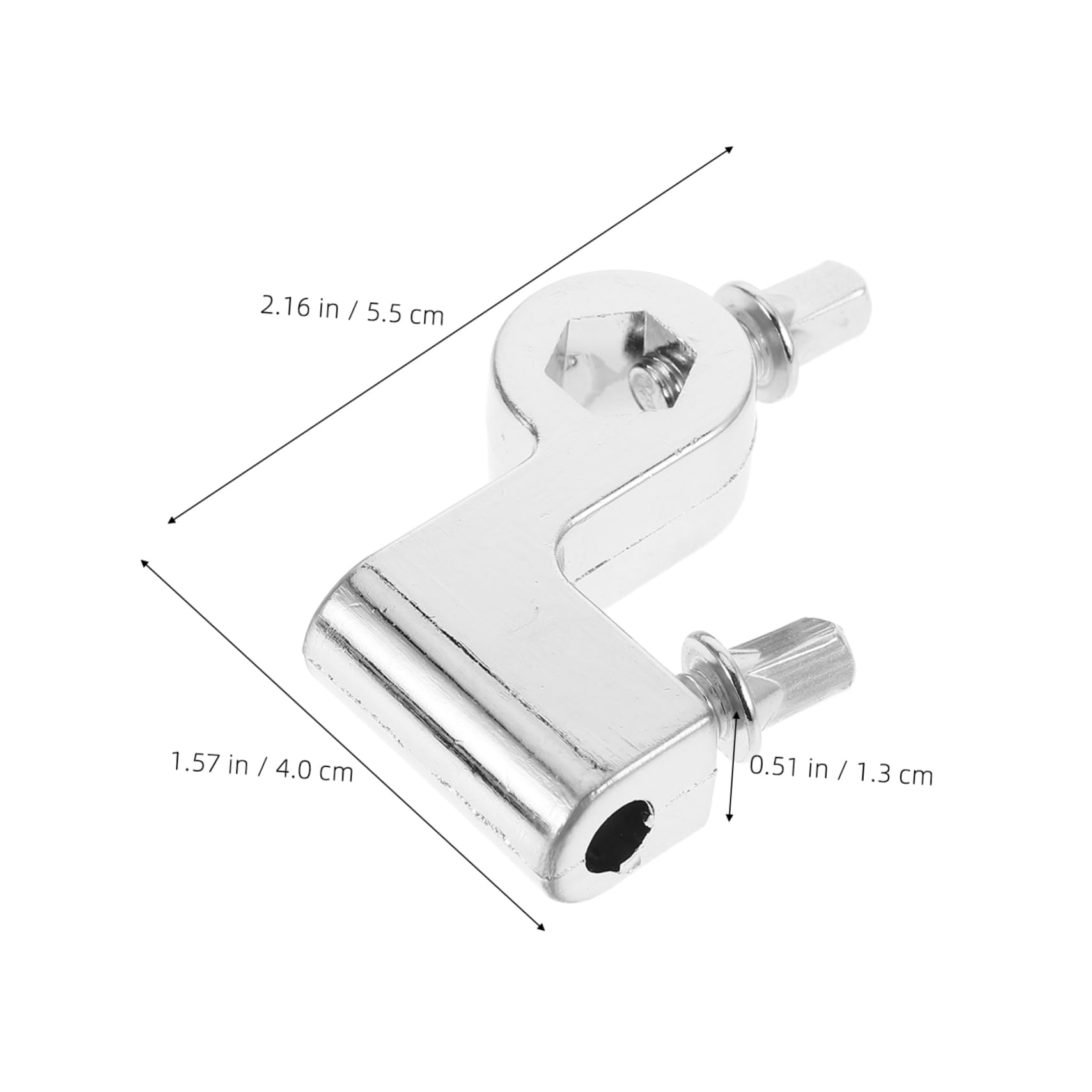 HANABASS Single Pedal Mounting Rack Drum Pedal Beater Holder for Bass Drum Sturdy Metal Plastic Construction Quick Setup Accessory