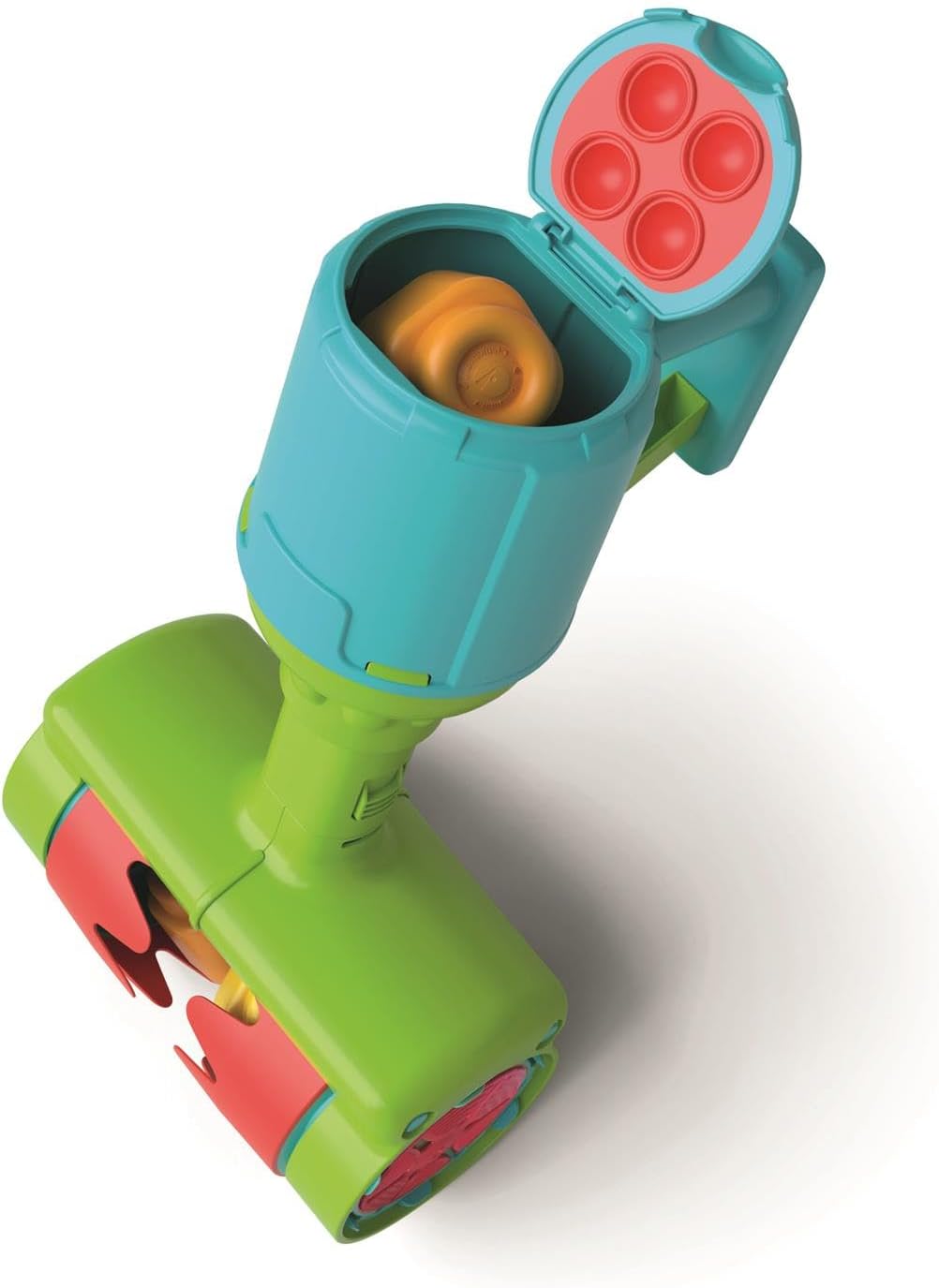 Clementoni Soft Clemmy – Touch & Play Sensory Vacuum, Children's Vacuum Cleaner 12+ Months, 6 Building Bricks, Early Childhood Game Made in Italy to Stimulate The Senses of Toddlers, 17975