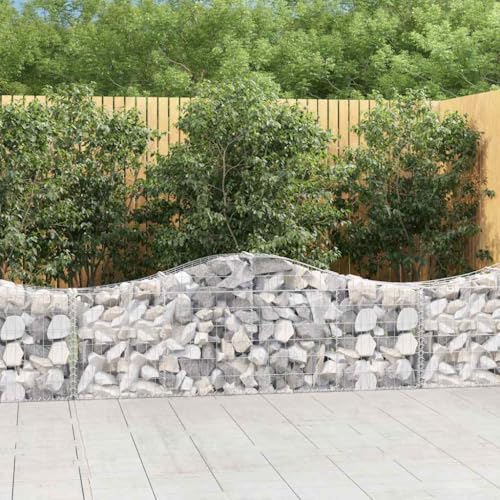 Yisssmeng 78.7"x78.7" Large Galvanized Outdoor Gabion Planter Box Set of