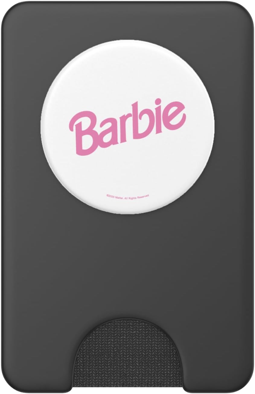 Barbie - Pink Logo PopSockets PopWallet for MagSafe