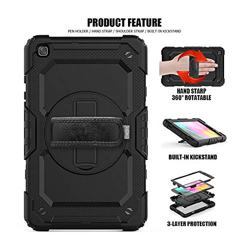 Utility Case, Compatibel Met Samsung Tab A 8.0 T515 T590 T590 360 Rotatie Handriem & Standaard Tablet, Utility Case Anti… - Image 8
