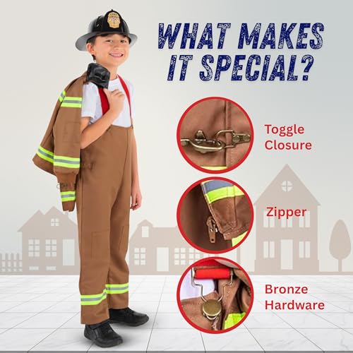 Disfraz de Bombero para Niños Talla Medium miniatura 4