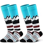 HIGHCAMP 2 Pairs Kids Merino Wool Ski Snowboard Socks Boy Girl Toddler Winter Snow Socks
