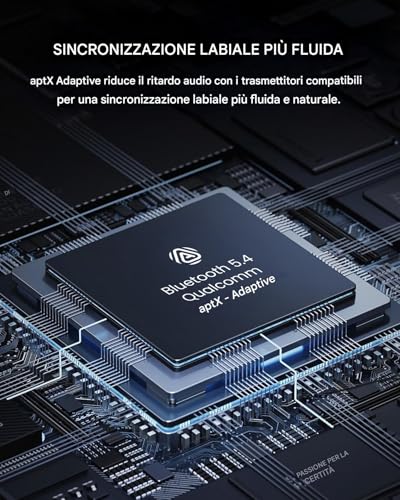 Avantree Loop – Auracast & Bluetooth Auricolari Con Audio A Bassa Latenza, 3 Modalità Eq Con Voice Clear, Cuffie In-Ear Con Archetto Da Collo Comode Per Tv, Pc, Telefono E Ascolto Quotidiano - 6