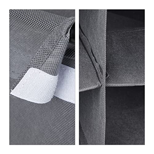 Relaxdays Camping Schuhregal, 16 Fächer, Leichter Aufbau, Stabiler Stoffschuhschrank, HxBxT: 65 x 84 x 36 cm, grau