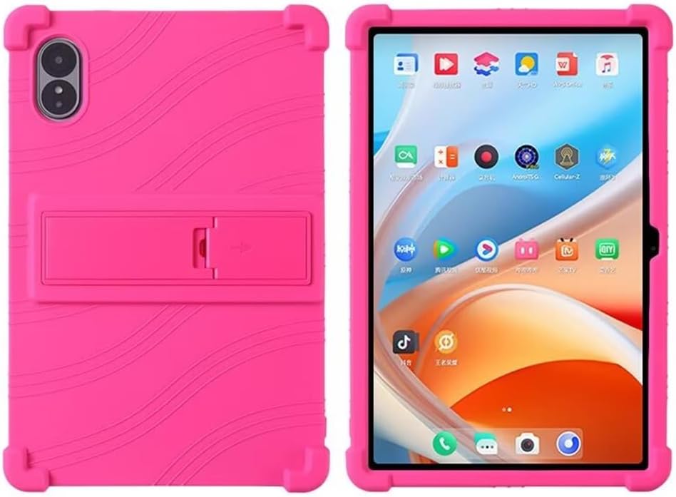 Compatible with Case for ALLDOCUBE iPlay 60 Lite 10.95 Inch Tablet, Full Coverage Ultra Slim Adjustable Stand Silicone Shockproof Lightweight Protective Cover Case (Black)