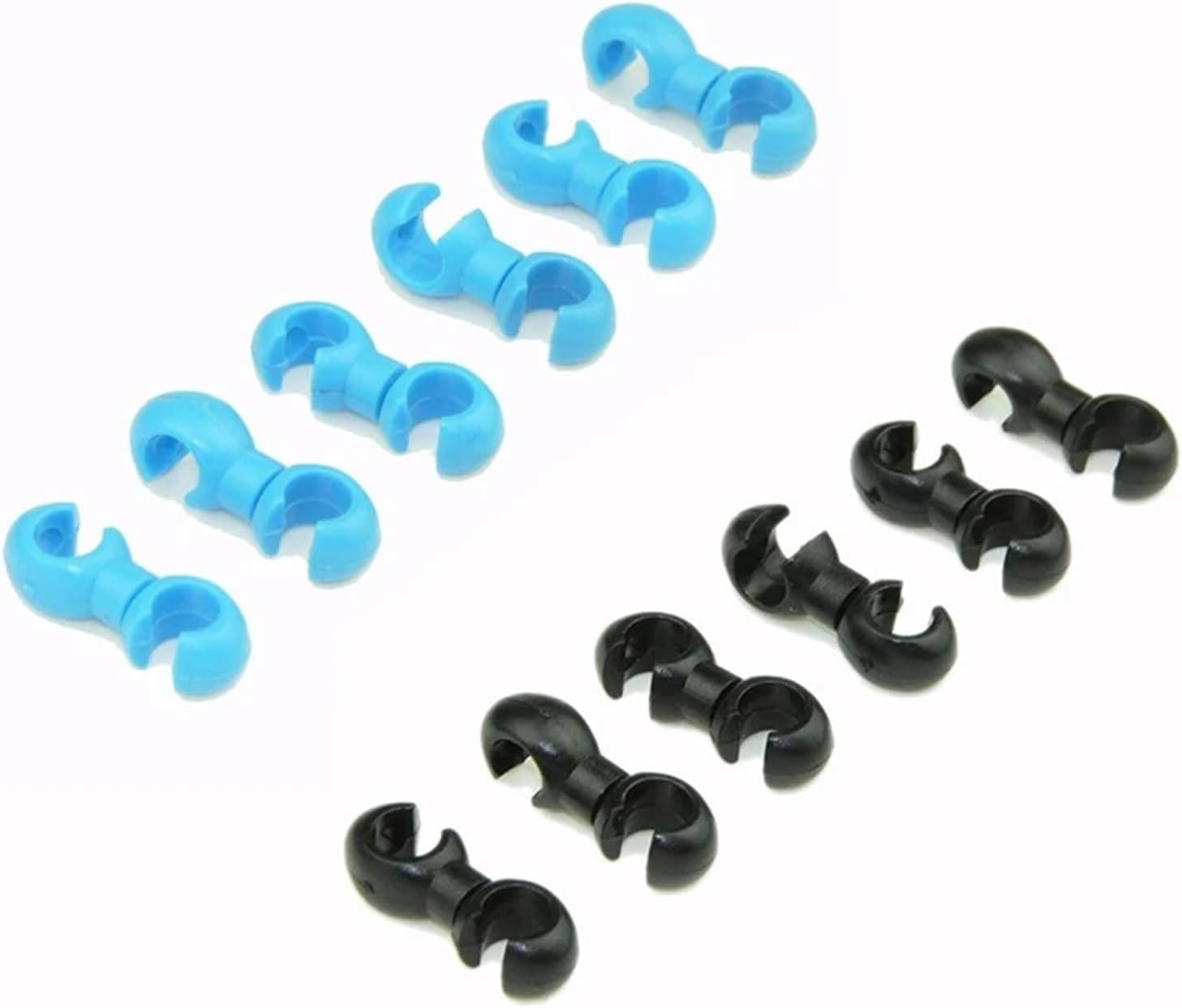 Bike Cable Clips 300 PCS Bicycle Cable Clamp S-Type Hook Brake Gear Buckle Bracket