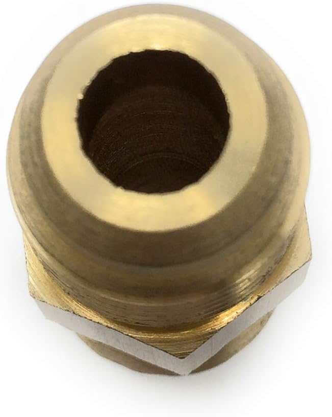 Male Union Connector 3/8" x 3/8" [42F06] 100% Brass Flared Tube Fitting, Union, 3/8" Male SAE 45 Degree PACK OF 100