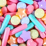 STARBOLO Ball Pit Balls for Baby and Toddler, 150pcs Phthalate Free BPA Free Crush Proof Plastic - Macaron Ocean Balls Pit Balls Play Toys for Kids Ball Pit, Pool,Play Tent,Party, st-txay-macgld150