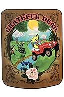 AUTHENTIC: Officially licensed by the Grateful Dead to Ramatex International. COZY: Made from super soft and warm fleece material. BIG: Measures approximately 50x60 inches. .HOMEGROWN: Designed and printed in the USA GREAT GIFT: Every dead head needs...