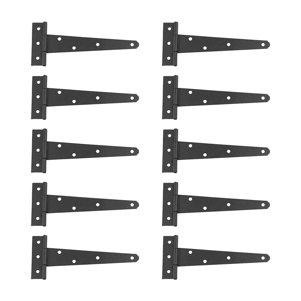 Renovators Supply Manufacturing Black Iron T Strap Hinge 7 Inches L Light Duty Iron Vintage Door Hin
