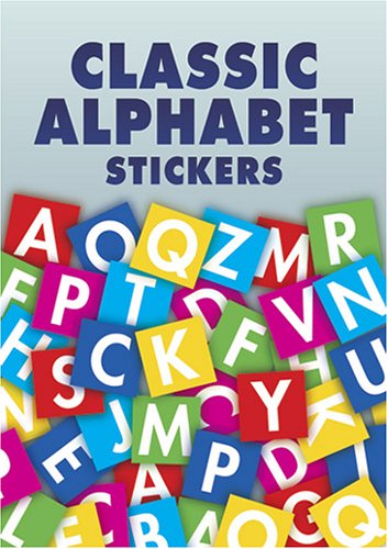 Dover Stickers Amazon | Classic Alphabet Stickers: 168 Stickers (Dover Stickers ...