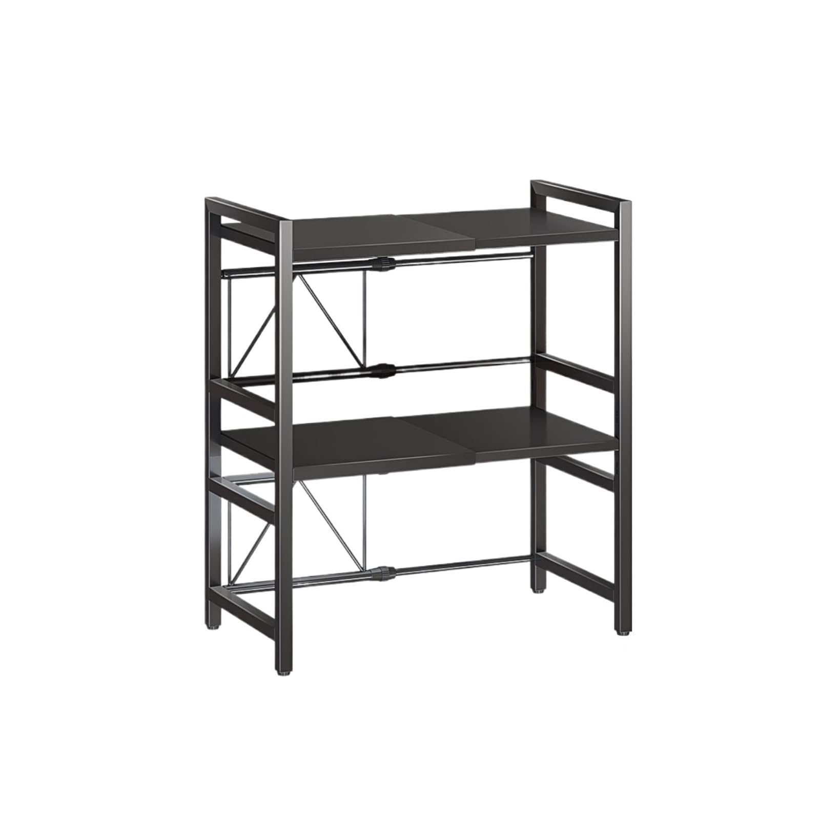 Scaffale da Cucina, Staffa di Stoccaggio for Fornello Riso da Appoggio Tavolo for Forno Domestico A Scomparsa for A Microonde Design Moderno(79cm)