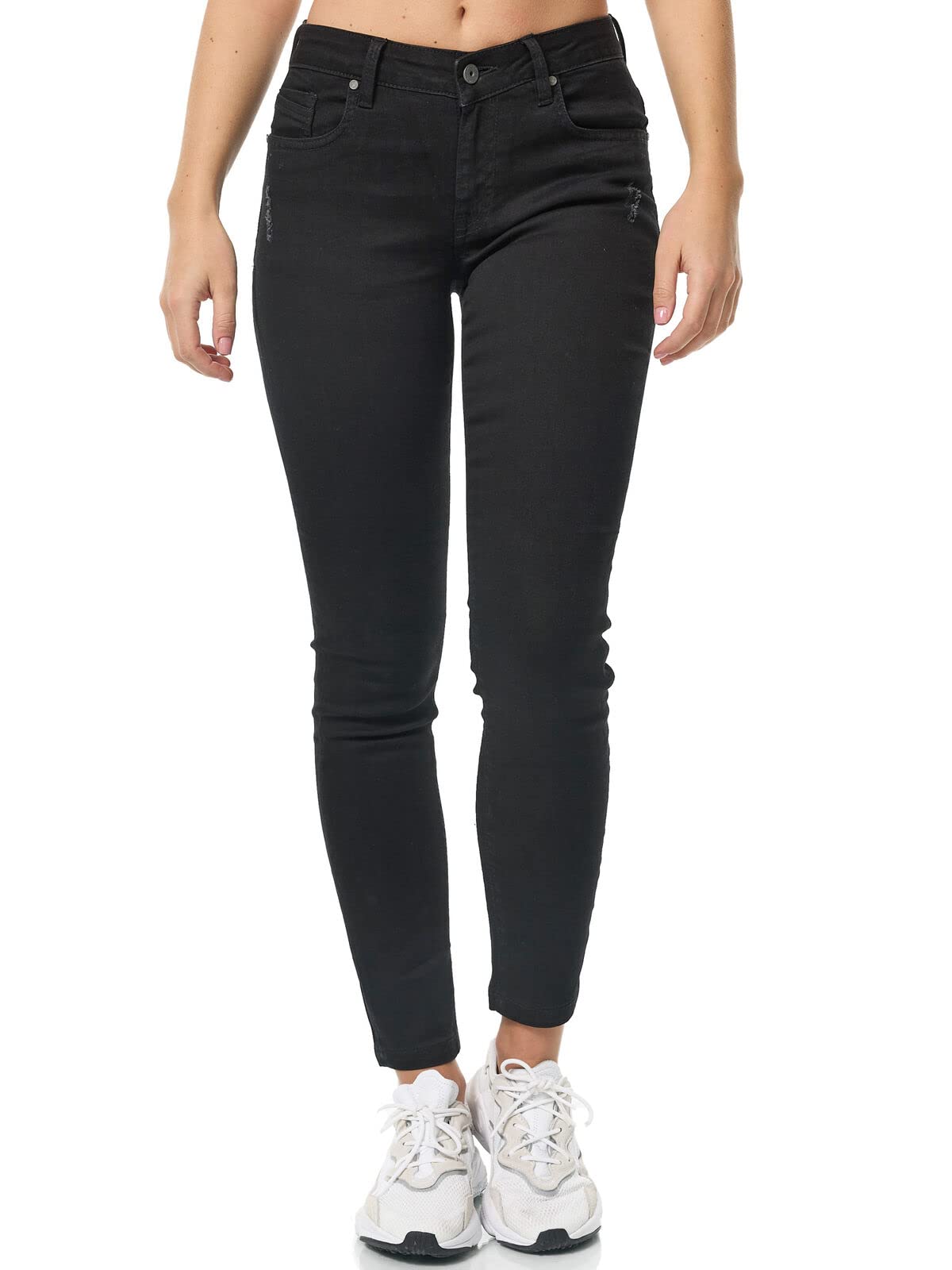 Tazzio Jeans Damen Skinny Fit Stretch Hose Denim Jeanshose Slim F112