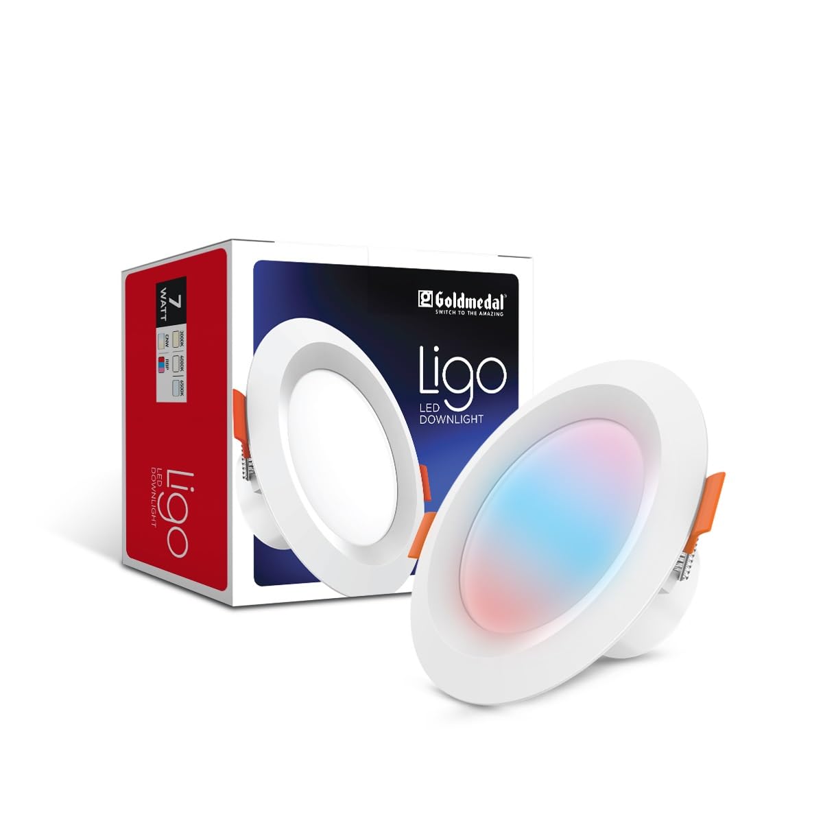 Goldmedal LIGO 7W LED Round with Concealed Junction Box Downlight - RBP | Pack of 1 | for Low Ceiling Areas |Cut-Out: Ø3 inch | 80 Lumens per Watt | for Indoor Application | Dimension: Ø4.5X1.5 inch-image-10
