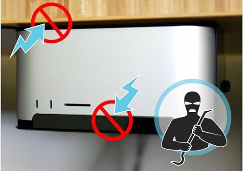 Miniatura 9 de Sonnet MacCuff Studio  Soporte de pared de acero  Soporte para debajo del escritorio